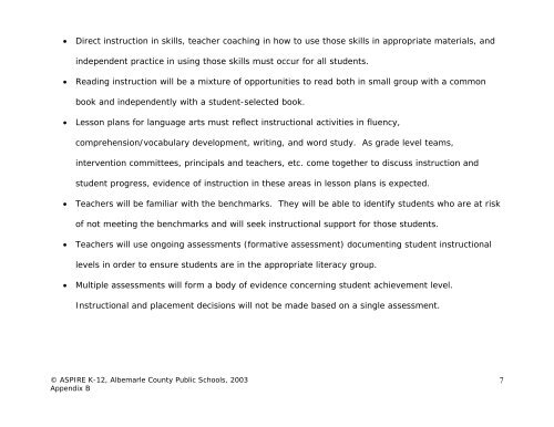 Language Arts/English Curriculum Frameworks - Albemarle County ...