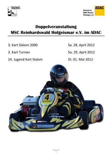 Ausschreibung - beim MSC Ehlhalten e.V. im ADAC