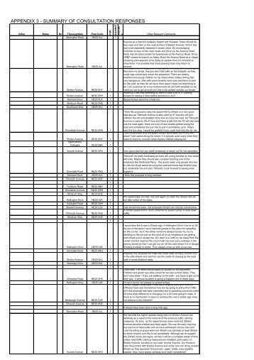 appendix 3 - Northumberland County Council