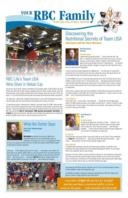 Team USA Volleyball - RBC Life