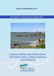 (2003-2008) vesistÃ¶- ja kalataloustarkkailun ... - Helsingin Satama