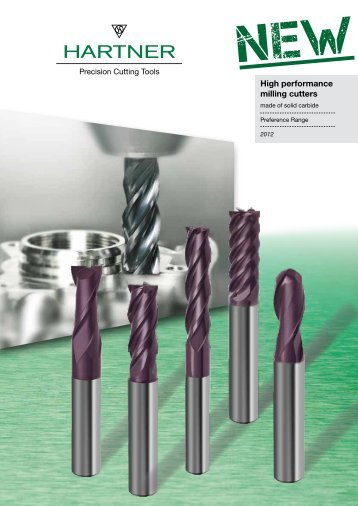 High performance milling cutters - Hartner GmbH