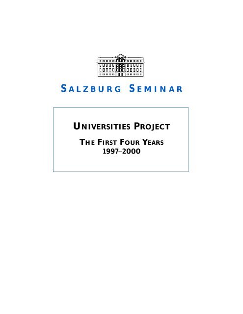 Salzburg Seminar â Universities Project - Milika Dhamo