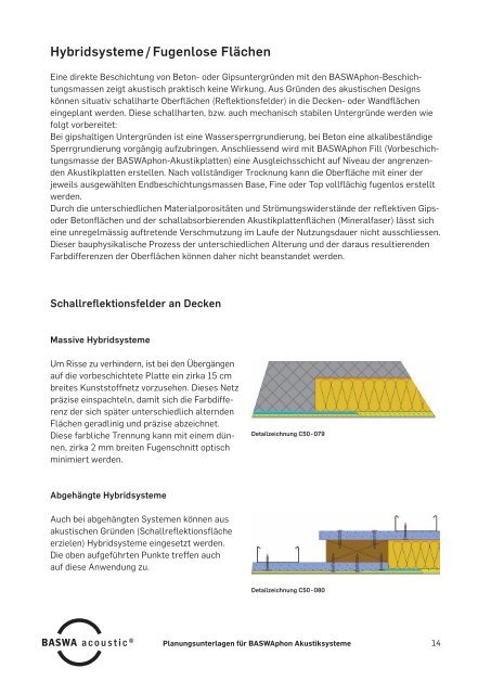 Planungsunterlagen fÃ¼r BASWAphon Akustiksysteme BASWAphon ...