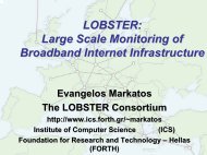 LOBSTER: Large-Scale Monitoring of Broadband Internet ...