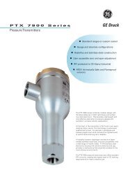 PTX 7900 Series Pressure Transmitters