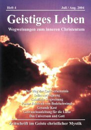 GL 4/2004 - der Lorber-Gesellschaft eV