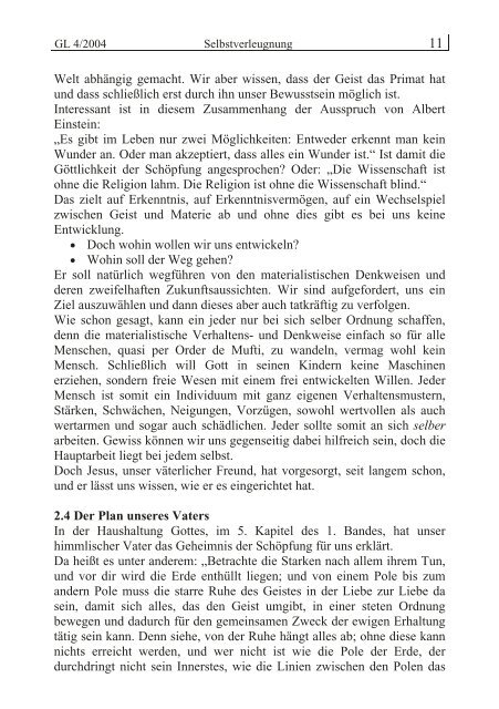 GL 4/2004 - der Lorber-Gesellschaft eV