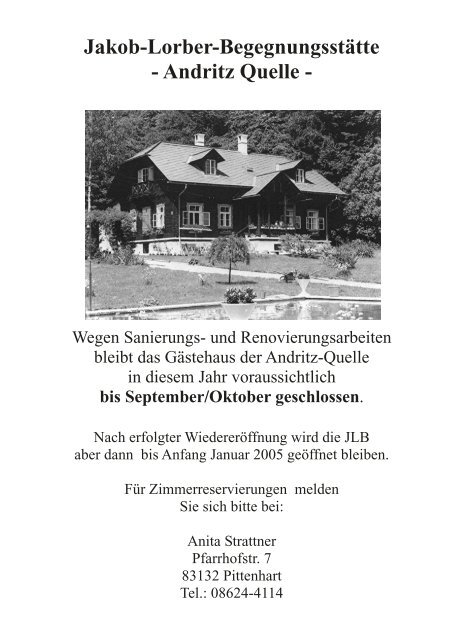 GL 4/2004 - der Lorber-Gesellschaft eV