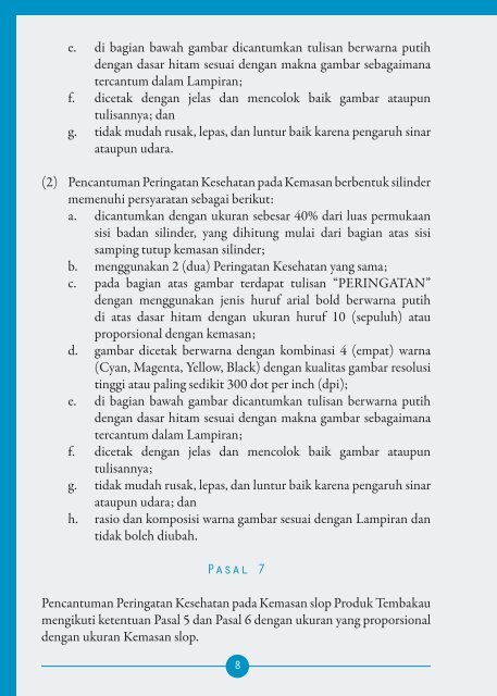 permenkes-no-28-tahun-2013 peringatan kesehatan