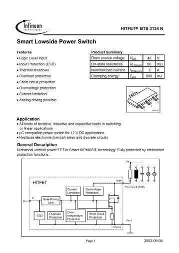 Smart Lowside Power Switch