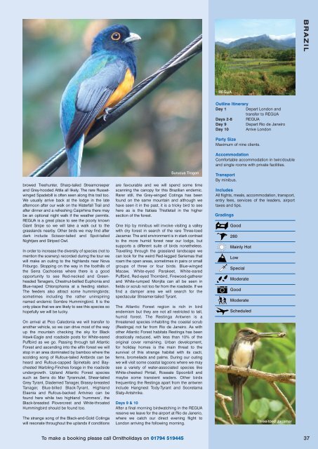 Download 2014 Brochure (.pdf) - Ornitholidays