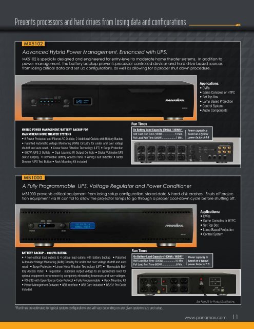 advanced power and energy management solutions - Panamax!