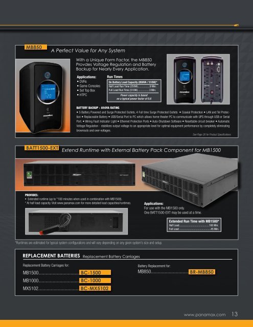 advanced power and energy management solutions - Panamax!