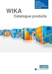Catalogue produits - WIKA Argentina SA