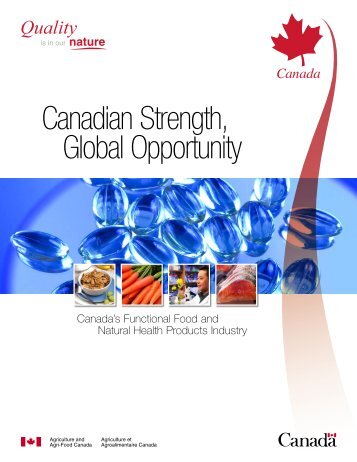 Canada's Functional Food and Natural Health Products Industry