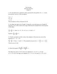 Chapter 8 Sample Test Answers