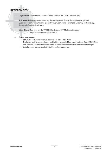 Mathematics - Curriculum Development