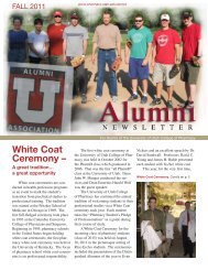 White Coat Ceremony â - College of Pharmacy - University of Utah