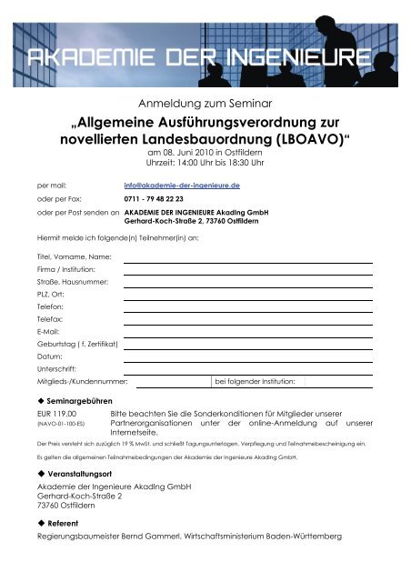 lboavo - Akademie der Ingenieure AkadIng GmbH