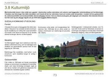 3.8 KulturmiljÃ¶ - Svedala kommun