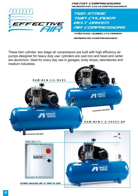 anest iwata refrigerated air dryers