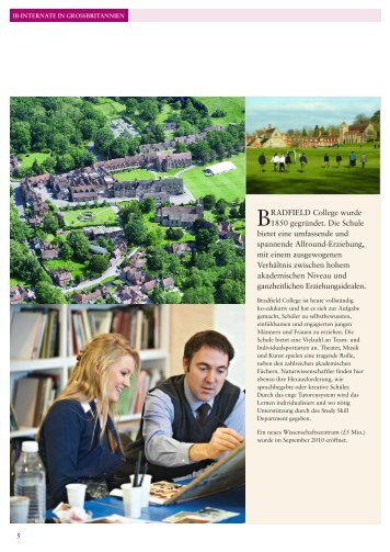 Bradfield College - Riedenauer Education