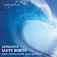Wave Bonus Brochure - LifeWave