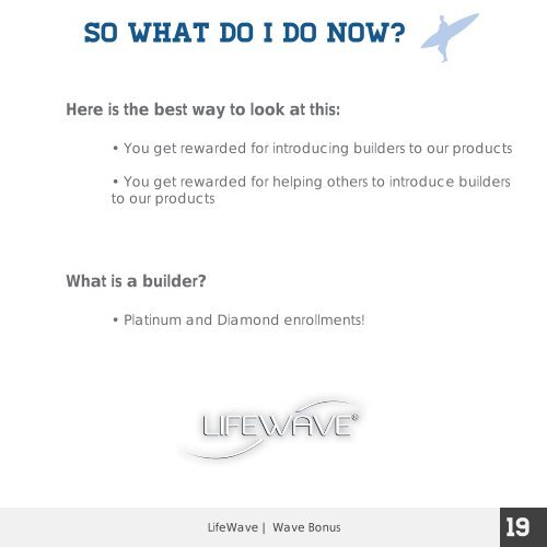 Wave Bonus Brochure - LifeWave