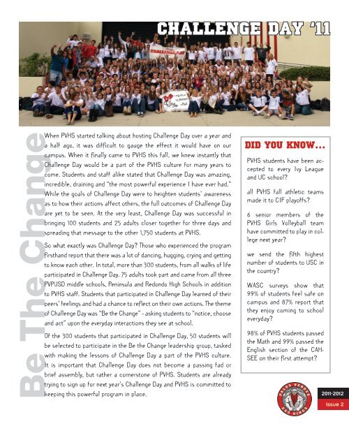 NEWSLETTER - Palos Verdes High School