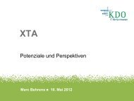 XTA - Potenziale und Perspektiven (pdf, 1.2 MB) - XÖV