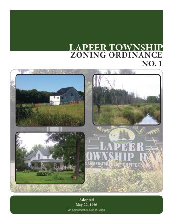 Zoning Ordinance Section 1.indd - Lapeer Township