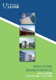 Centre for Media Research Annual Report - University of Ulster