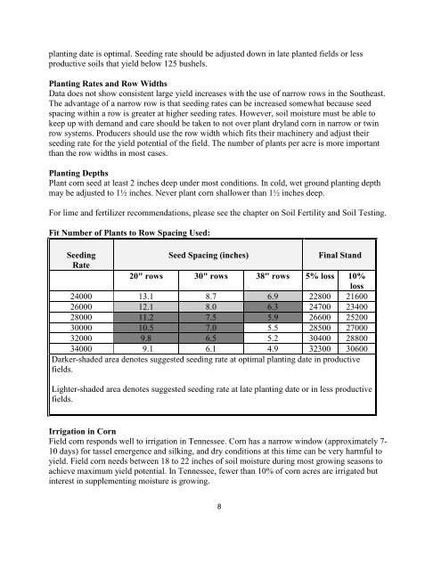 CATEGORIES OF FORAGE CROPS - Department of Plant Sciences