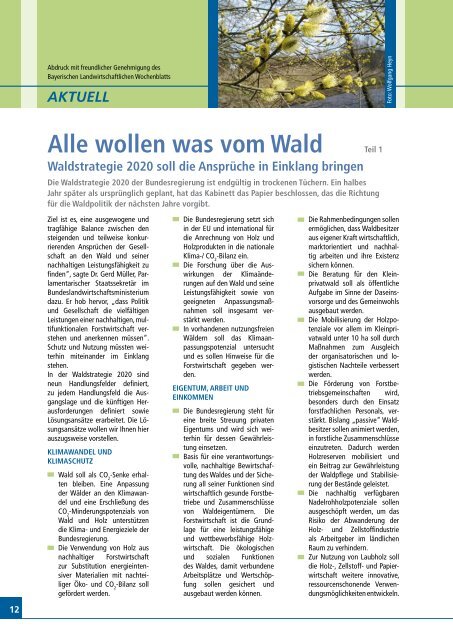 download zeitung nr.2, 2012 - WALDBESITZERVERBAND FÃR ...