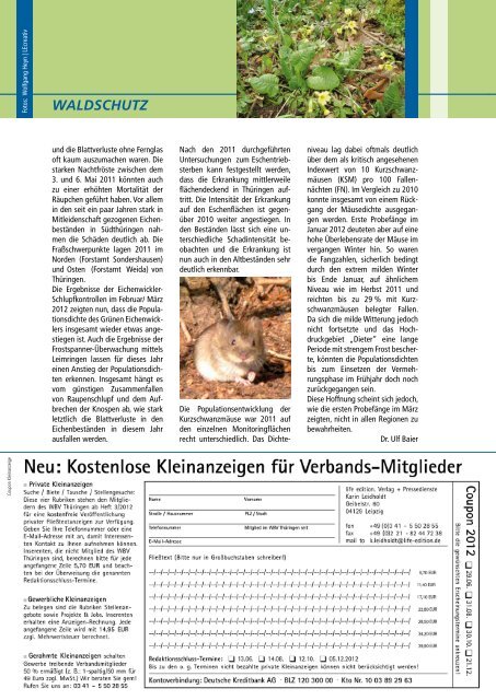 download zeitung nr.2, 2012 - WALDBESITZERVERBAND FÃR ...