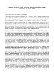 Relazione Alessio Terzi - Cittadinanzattiva