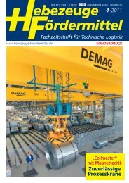 Zuverlässige Prozesskrane - DEMAG Cranes & Components GmbH