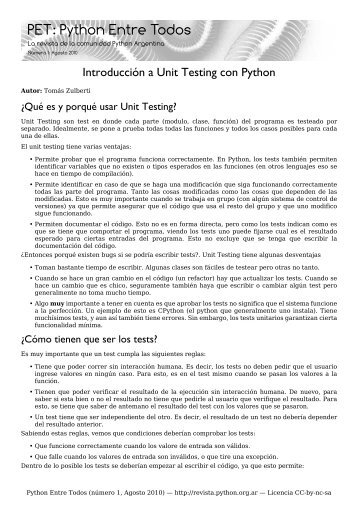 una versiÃ³n PDF - PET: Python Entre Todos - Python Argentina