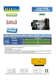 APD70A-6 - AKSA Power Generation