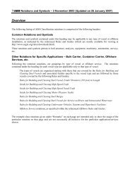 ABS Class Notations Table - Towmasters: the Master of Towing ...