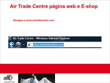 Air Trade Centre pÃ¡gina web e E-shop