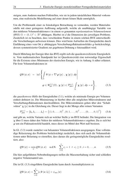 Mikromechanische Modellierung von FormgedÃƒÂ¤chtnismaterialien