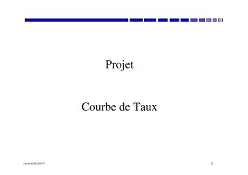 Projet Courbe de Taux - Yats.com