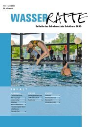 Wasserratte / Juni 2008 - Schwimmclub Solothurn SCSO