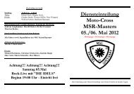 MSR-Masters - MSC Kassel/Spessart