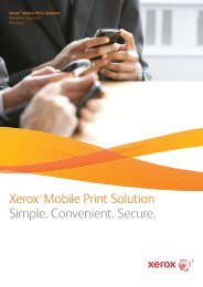 Xerox Mobile Print Brochure - Concept Group
