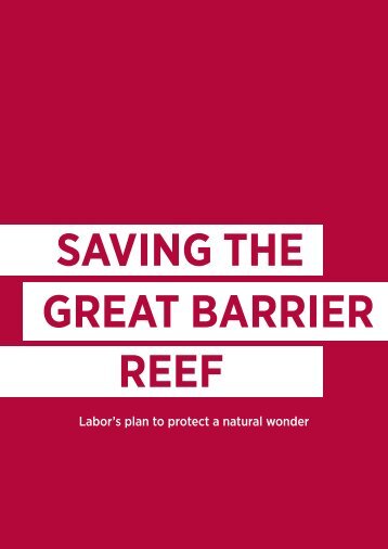 Saving the Great Barrier Reef