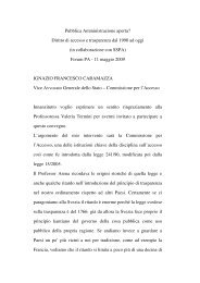 Intervento dell'Avv. Ignazio Francesco Caramazza - Commissione ...