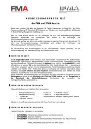 Ausschreibungsunterlagen - FMA